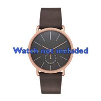 Horlogeband Skagen SKW6213 Leder Bruin 20mm - thumbnail