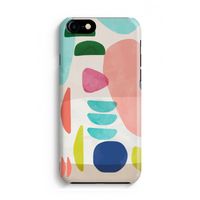 Bold Rounded Shapes: iPhone 8 Volledig Geprint Hoesje - thumbnail