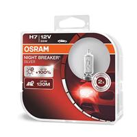 OSRAM 64210NBS Night Breaker Silver, H7, +100% meer helderheid, halogeen koplamp, Duo Box (2 lampen)