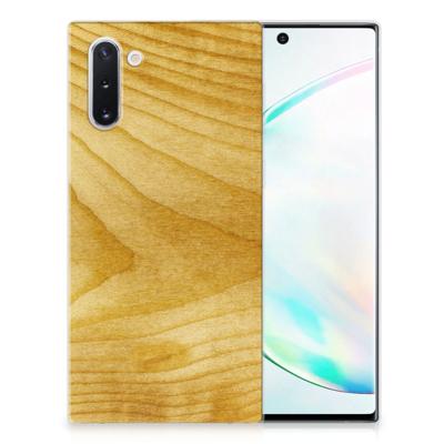 Samsung Galaxy Note 10 Bumper Hoesje Licht Hout Samsung Galaxy Note 10 Bumper Hoesje Licht Hout