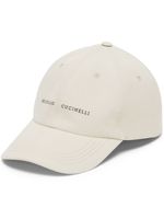 Brunello Cucinelli casquette à logo brodé - Tons neutres - thumbnail