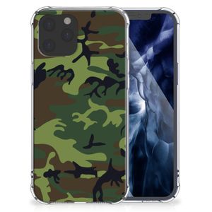 iPhone 12 Pro Max Doorzichtige Silicone Hoesje Army Dark