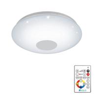 Eglo Plafonniere Voltago 2 RGB Crystal rond 38cm wit 95972 - thumbnail