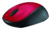 Logitech M235 Muis Radiografisch Optisch Rood/zwart 3 Toetsen 1000 dpi - thumbnail