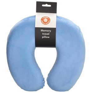 MEMORY FOAM NEKKUSSEN BLAUW