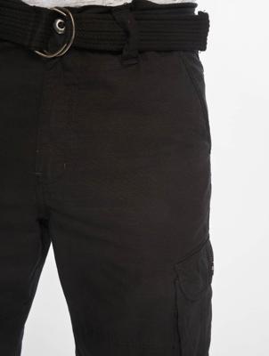 Southpole / shorts Belted Cargo Ripstop in zwart