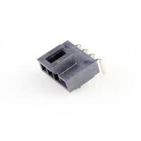 Molex 1053131204 Female header, inbouw (standaard) Totaal aantal polen: 4 Rastermaat: 2.50 mm Inhoud: 1 stuk(s) Tray - thumbnail