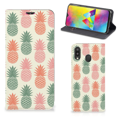 Samsung Galaxy M20 Flip Style Cover Ananas Samsung Galaxy M20 Flip Style Cover Ananas