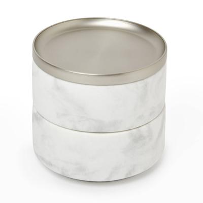 Umbra Sieraden opberger marmer - Sorteervakken & Stapelbaar & Decoratief & Met deksel