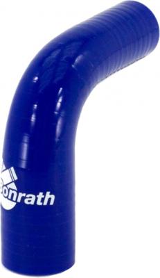Bonrath siliconen slang Ø16/19 mm 50 mm 90° blauw