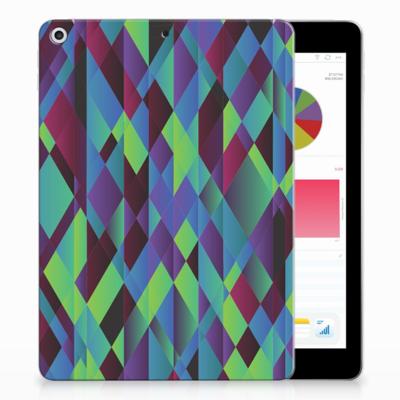 Apple iPad 9.7 2018 | 2017 Back Cover Abstract Green Blue Apple iPad 9.7 2018 | 2017 Back Cover Abstract Green Blue