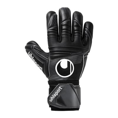 uhlsport Comfort Absolutgrip HN Voetbalhandschoenen voor kinderen en volwassenen - Half Negative CUTS voor een nauwere pasvorm - polsfixatie