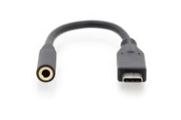 Digitus Audio Adapterkabel [1x USB-C stekker - 1x Jackplug female 3,5 mm] AK-300321-002-S 20.00 cm Flexibel - thumbnail