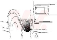 Zijwand VAN WEZEL, Inbouwplaats: Rechts achter, u.a. fÃ¼r VW - thumbnail