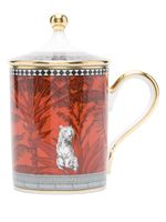 GINORI 1735 mug en céramique à imprimé - Rouge