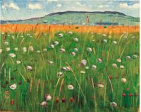 Kunstdruk Ferdinand Hodler - Wiesenstück 1900/1902 60x48cm