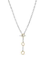 David Yurman collier DY Madison Three Ring en or 18ct et argent sterling - thumbnail