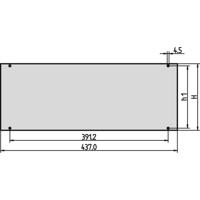 nVent SCHROFF 30828061 Frontpaneel 2 stuk(s)