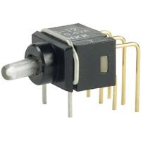 NKK Switches G12AP G12AP Tuimelschakelaar 28 V DC/AC 0.1 A 1x aan/aan Continu 1 stuk(s) - thumbnail