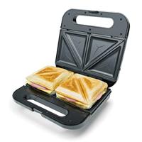 Korona 47019 XXL-sandwichmaker, 750 watt, antiaanbaklaag, ruimtebesparende opslag, geschikt voor American sandwichschijven, eenvoudige reiniging