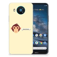 Nokia 8.3 Telefoonhoesje met Naam Monkey