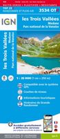 Wandelkaart - Topografische kaart 3534OTR Les Trois Vallées - Modane | - thumbnail