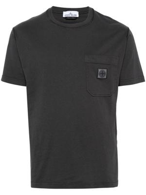 Stone Island T-shirt met print - Grijs
