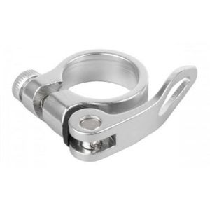 Kalloy Kalloy uno quick release zadelklem snelspan alu zilver 31.8 mm