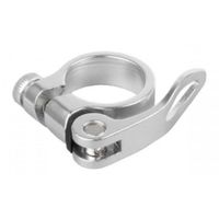 Kalloy Kalloy uno quick release zadelklem snelspan alu zilver 31.8 mm - thumbnail