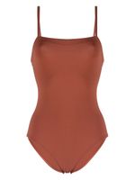 ERES Aquarelle square neck swimsuit - Marron - thumbnail