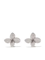 Pasquale Bruni boucles d'oreilles Petit Garden en or blanc 18ct ornées de diamants - Argent