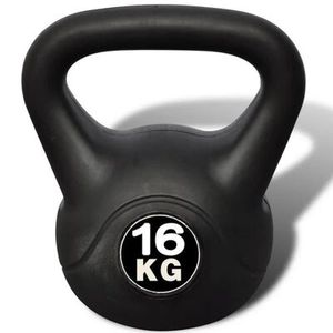 VidaXL 90393 kettlebell 16 kg Standaard kettlebell