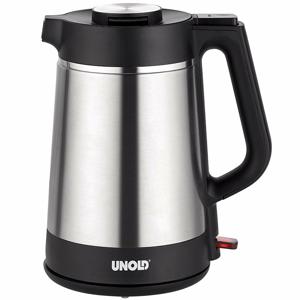 Unold 18715 waterkoker 1,5 l 1800 W Zwart, Roestvrijstaal