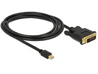DDR4-83989 2m Mini DisplayPort DVI-D zwart - videokabel-adapter (2 m, Mini DisplayPort, DVI-D, 4K Gold)