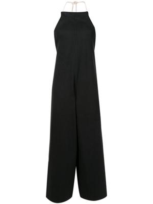 Osklen Jumpsuit met halternek - Zwart