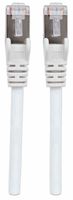 Intellinet 741385 RJ45 Netwerkkabel, patchkabel CAT 6a (losse kabel CAT 7) S/FTP 2.00 m Wit Halogeenvrij 1 stuk(s) - thumbnail