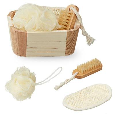 Premium Badset Hout - 4 Delig