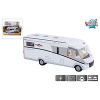 Kids Globe Traffic Pull-Back Carthago Camper met Licht - thumbnail