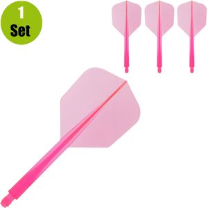 Condor AXE NEON Small Flight System - Short Pink