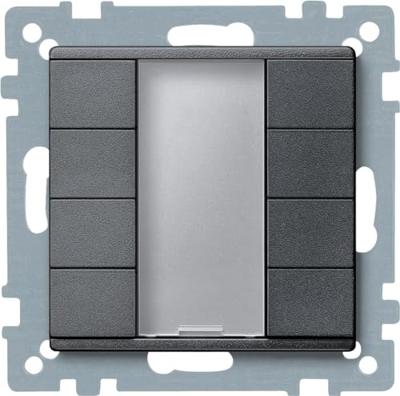 Merten 627814 knop 4-voudig plus, antraciet, systeem M