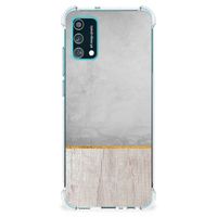 Samsung Galaxy M02s | A02s Stevig Telefoonhoesje Wood Concrete