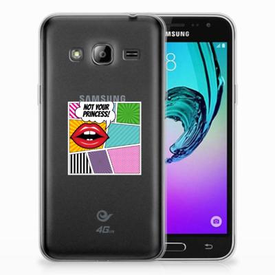 Samsung Galaxy J3 2016 Silicone Back Cover Popart Princess