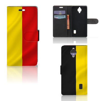 Huawei Y635 Bookstyle Case Belgische Vlag Huawei Y635 Bookstyle Case Belgische Vlag