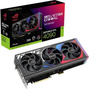 Asus Nvidia GeForce RTX 4090 Videokaart ROG Strix BTF Gaming 24 GB GDDR6X-RAM PCIe x16 HDMI, DisplayPort RGB-verlichting