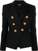 Balmain blazer en laine à boutonnière croisée - Noir