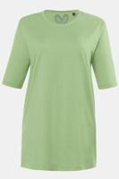 Ulla Popken T-shirt, relaxed, zijsplitten - Grote Maten