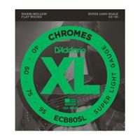 D&apos;Addario ECB80SL Chromes Super Light 40-95 snaren voor elektrische bas