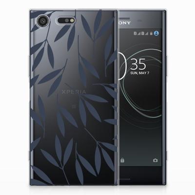 Sony Xperia XZ Premium TPU Case Leaves Blue