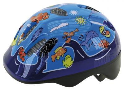 Ventura Fietshelm Sea World Blauw Maat 52/56 cm Ventura Fietshelm Sea World Blauw Maat 52/56 cm