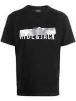 Hide&Jack t-shirt en coton à logo imprimé - Noir